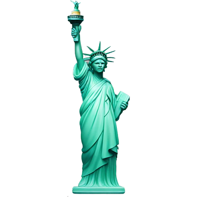 Statue of liberty dancing emoji