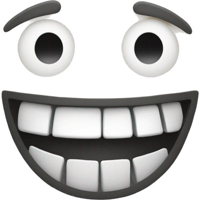 smiling face wih grillz emoji