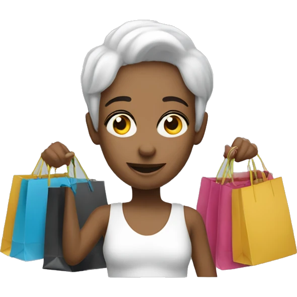 Suqarell with shopping bags emoji