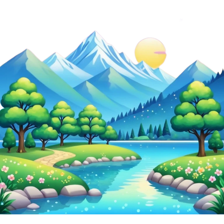 gorgeous beautiful sparkly aesthetic full scenic SCENERY emoji