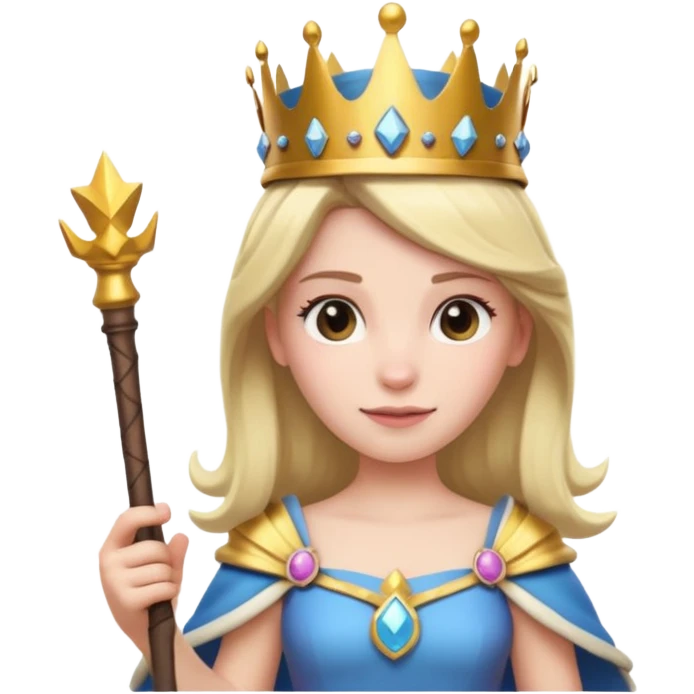 Princess from clash royal with willy emoji