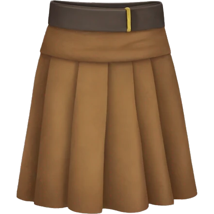 Suede skirt  emoji