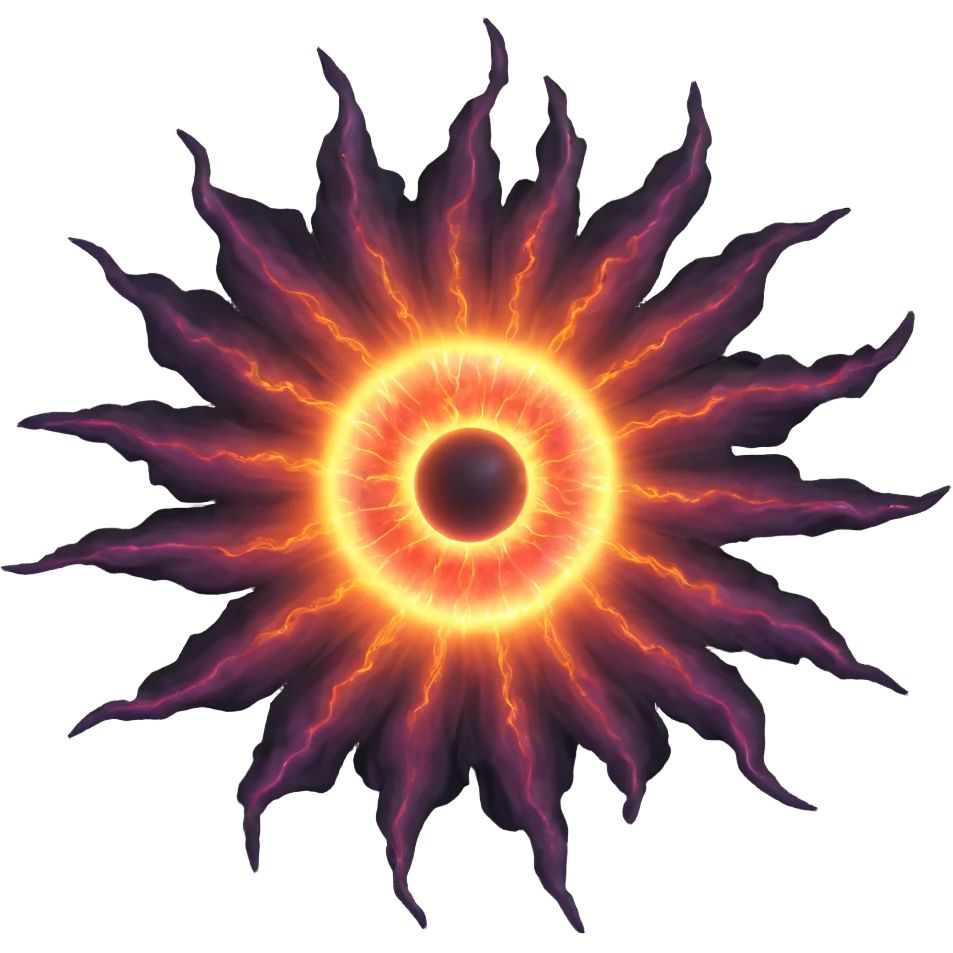 detailed supernova with expanding shock waves emoji