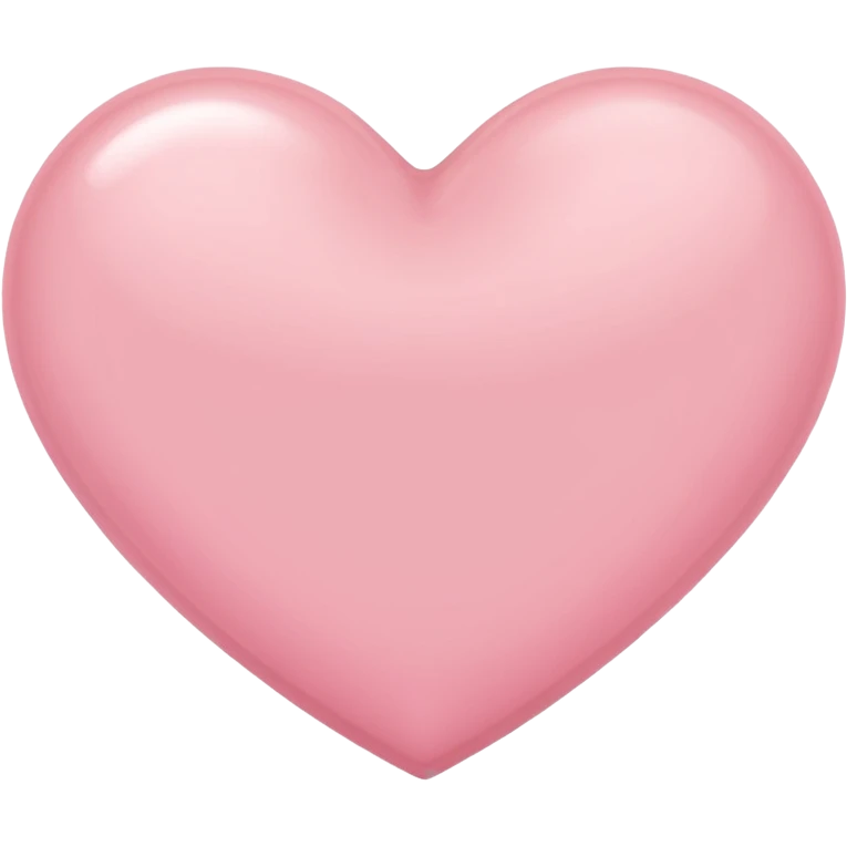 Light pink heart emoji