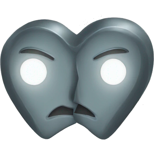 Iron heart emoji