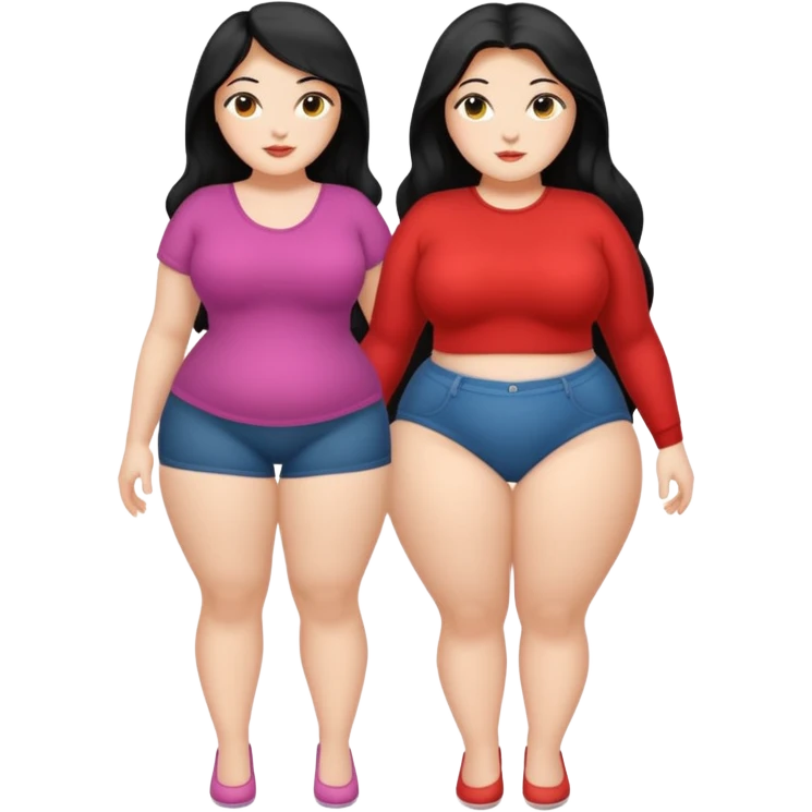 Slim thick white girl fat ass thick thighs emoji