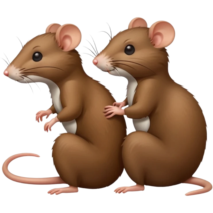 Rats having sex emoji