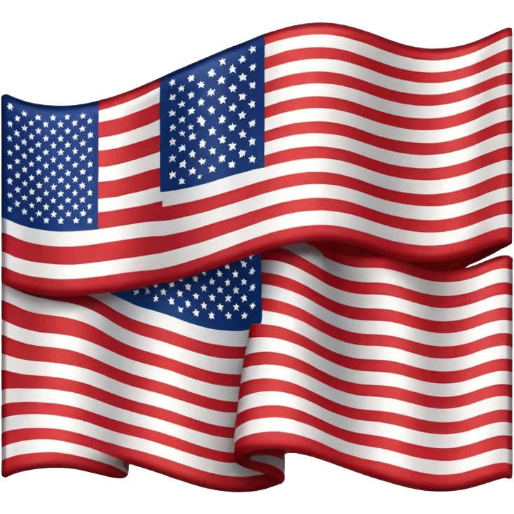 Mix flag Canada and USA emoji