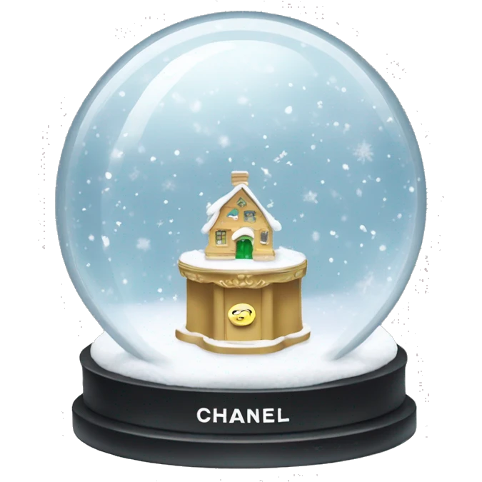 snow globe chanel emoji