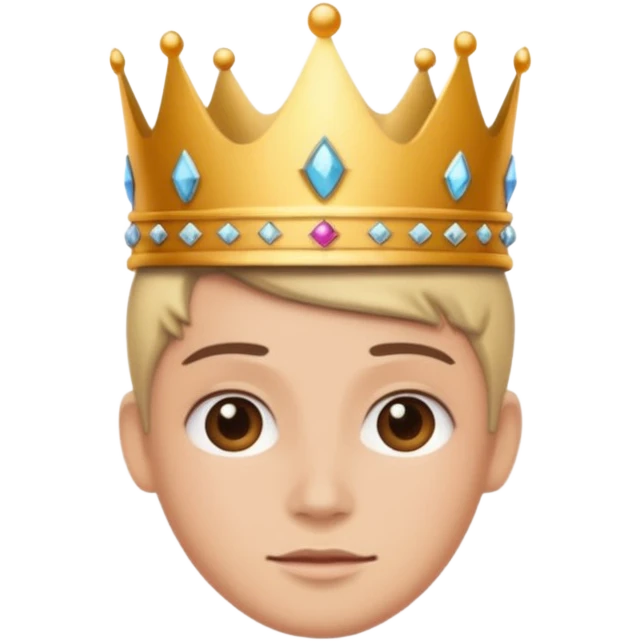 with crown please emoji