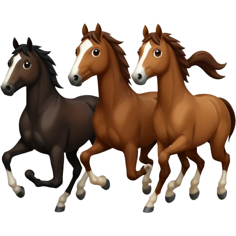 moins de chevaux emoji