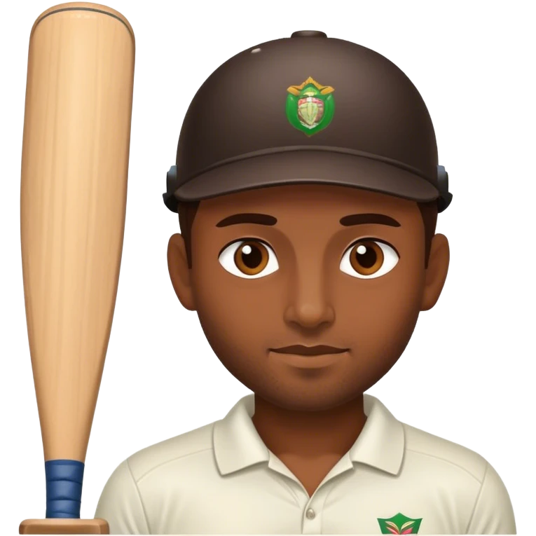he is a cricketer and my idol emoji
