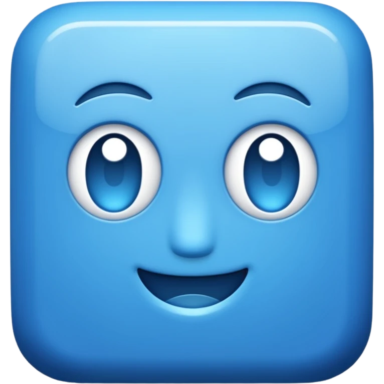 A in blue emoji
