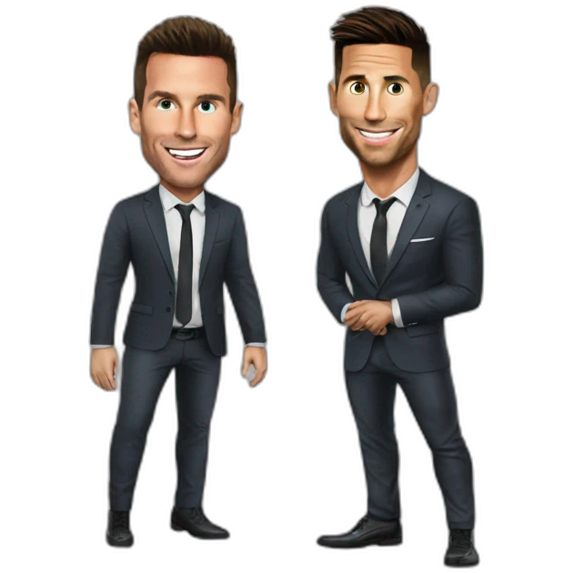 cr7 qui fait caca sur messi emoji