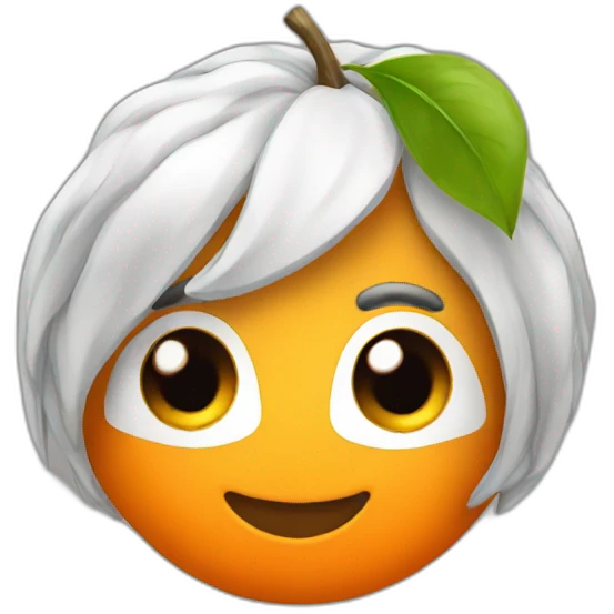 Angers tangerine emoji