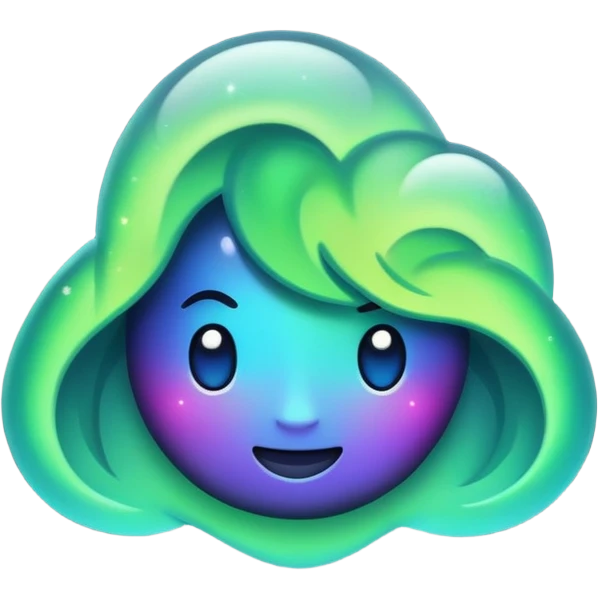 an aurora theme based emoji for admin role in discord role icon  emoji