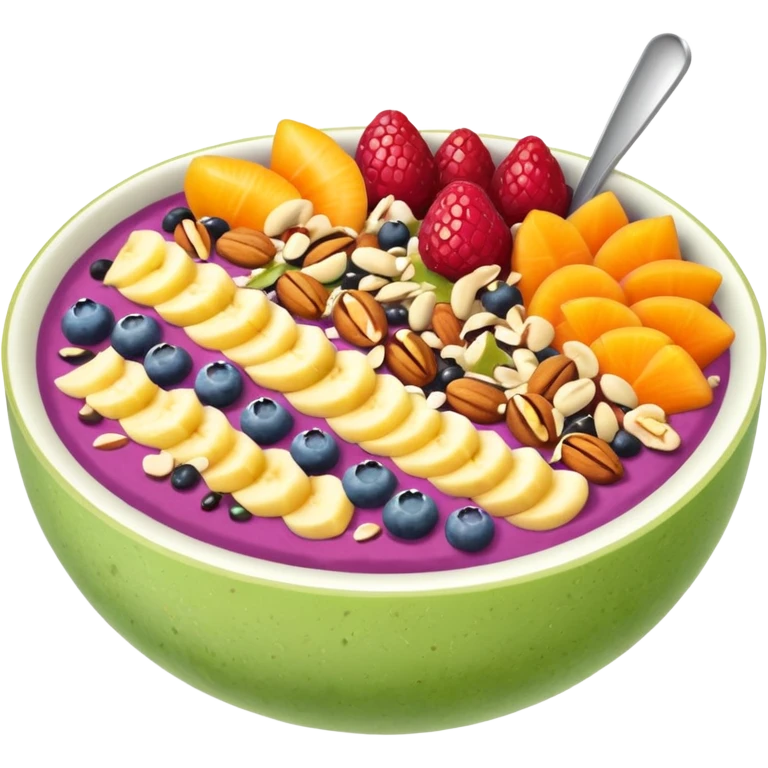 Smoothie bowl emoji