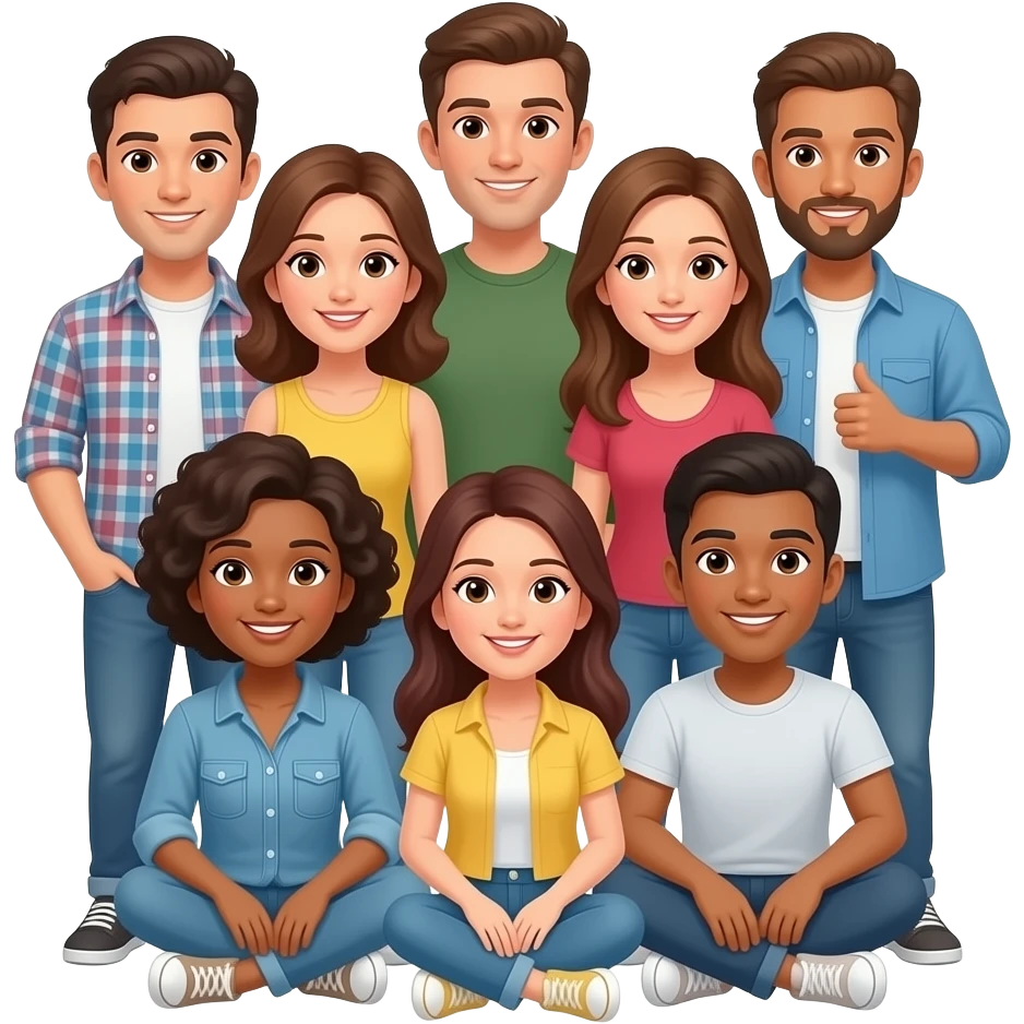 friends groub emoji