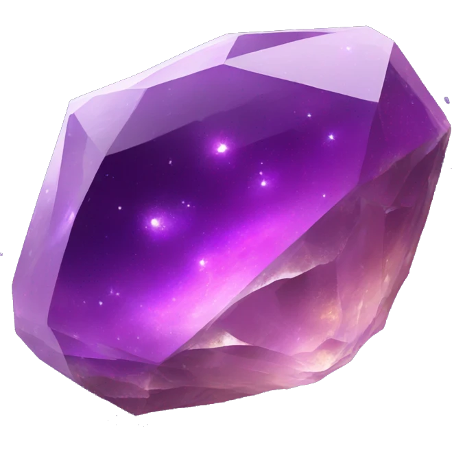 Small Amethyst Nebula Galaxy Crystal emoji