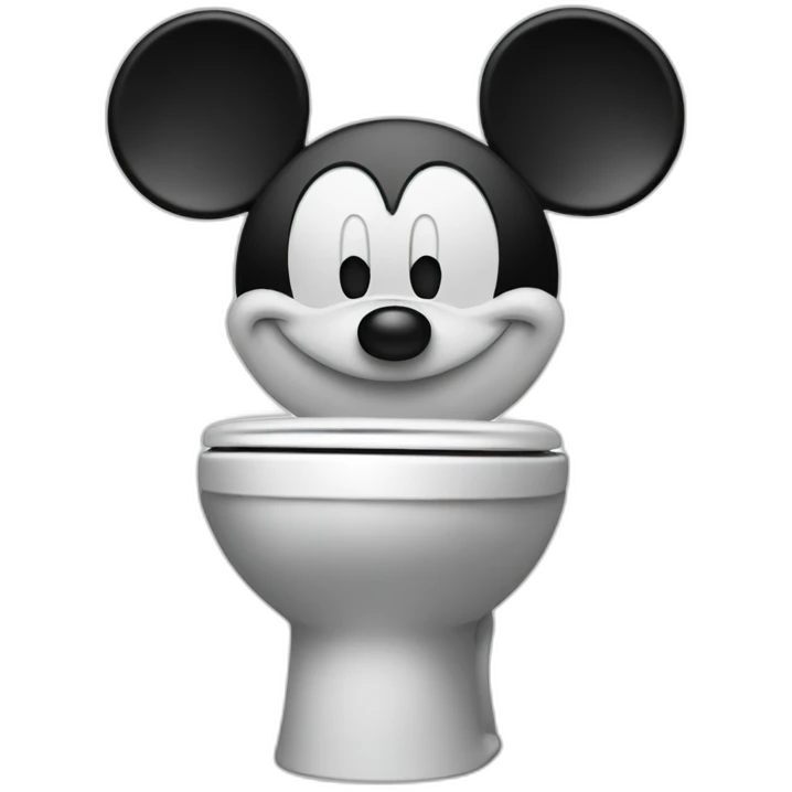 mickey-mouse-toilet emoji