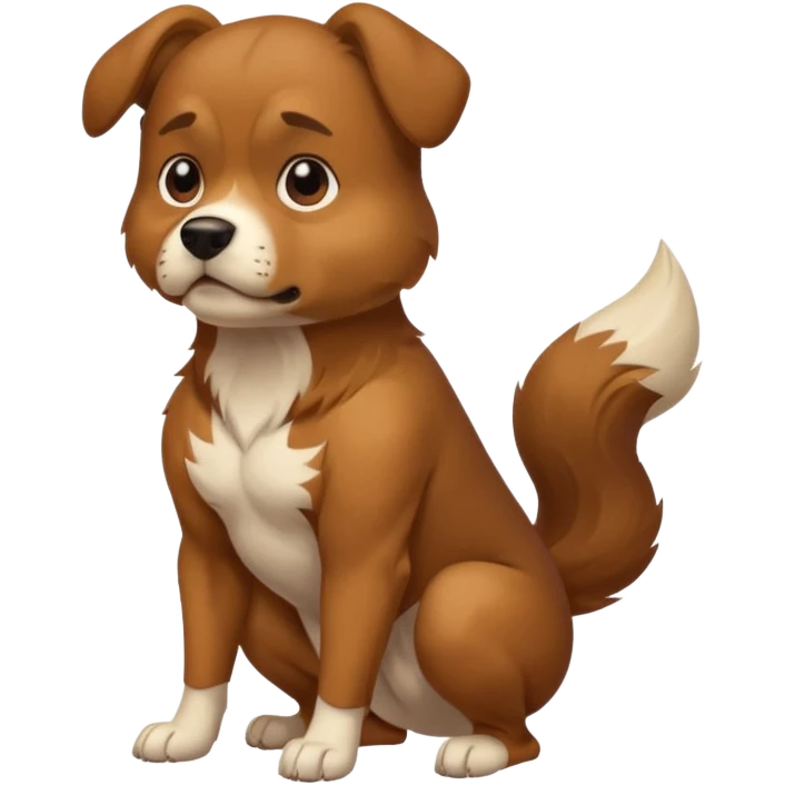 Chien qui fait caca emoji