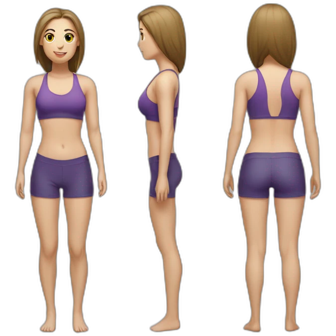 glute woman caucasian emoji