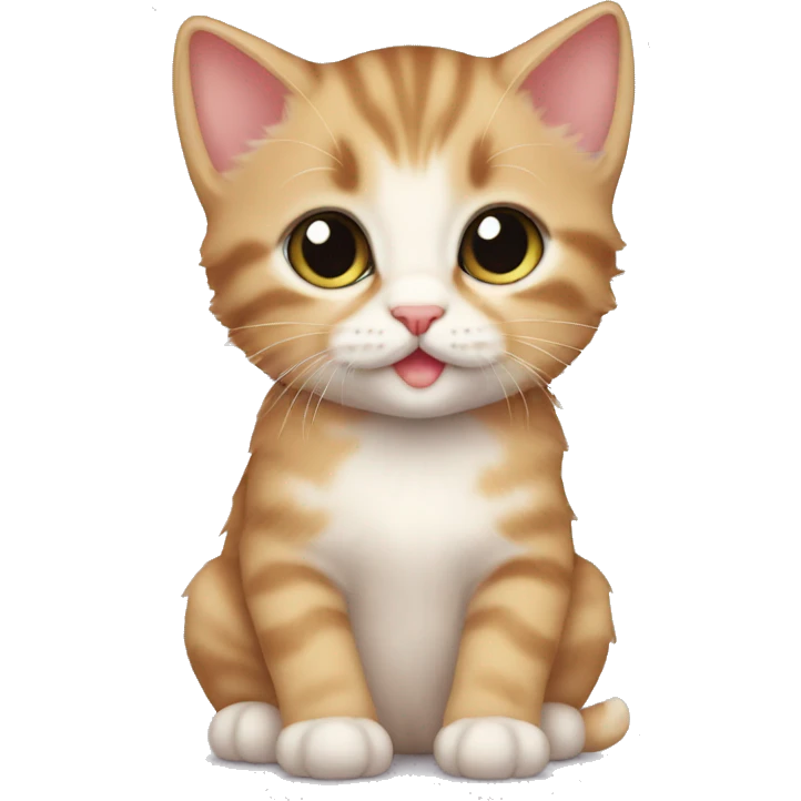 The cutest baby kitten in the world emoji