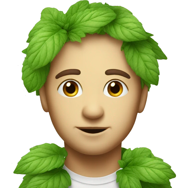 mint leaves emoji