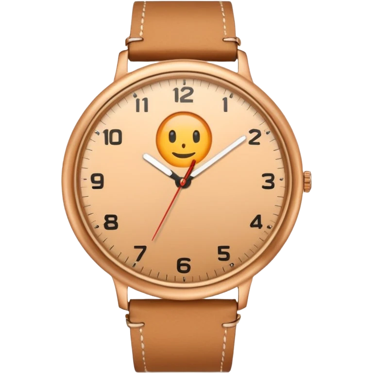 A hand with a watch emoji