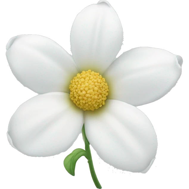 white flower emoji
