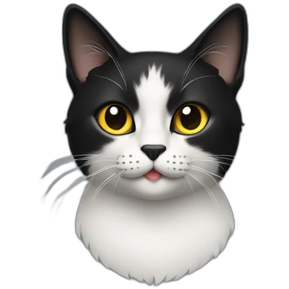 Cat black emoji
