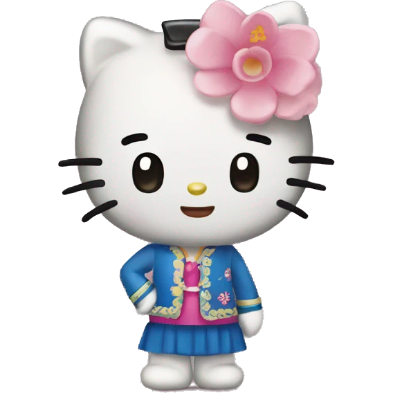 xianghongsu hello kitty emoji