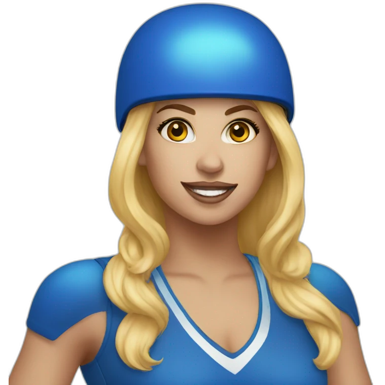 roller derby blue emoji