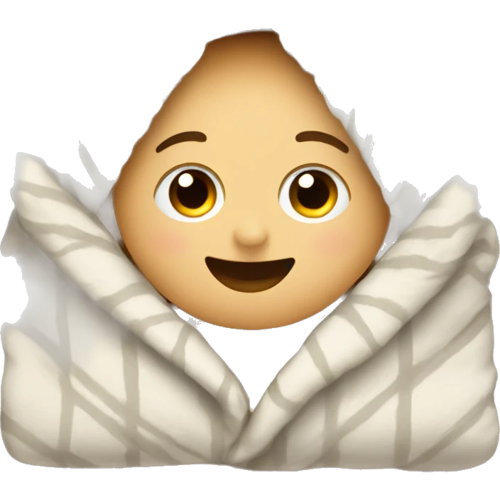 cozy blanket emoji
