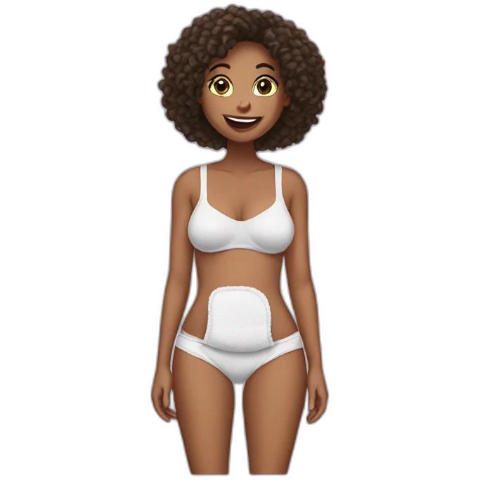 adulte diaper girl emoji