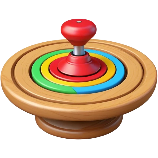 Es el juego de Spinning Top emoji