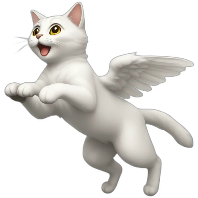 flying-cat emoji