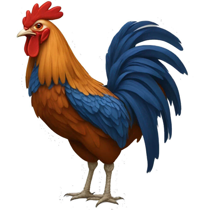 gallo rey emoji