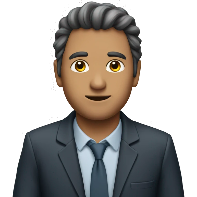 Un hombre alucin emoji