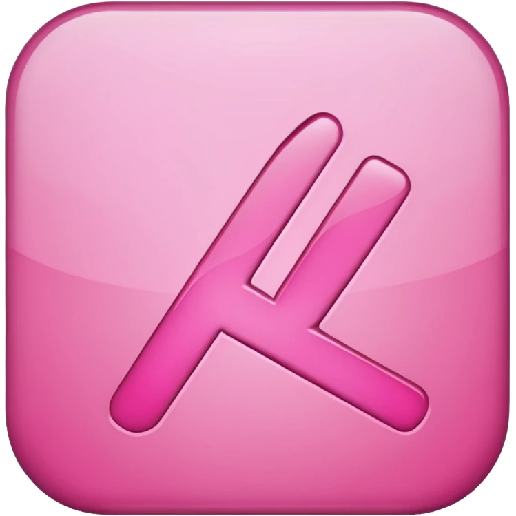 check mark pink emoji