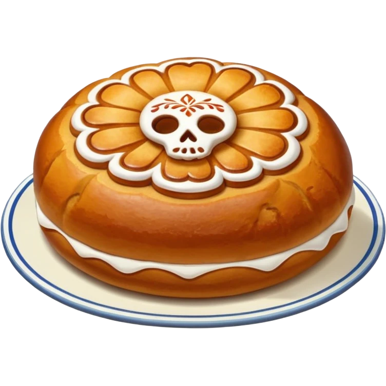 Pan de muerto emoji