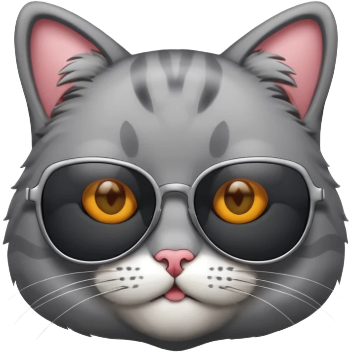Cat wearing sunglasses emoji