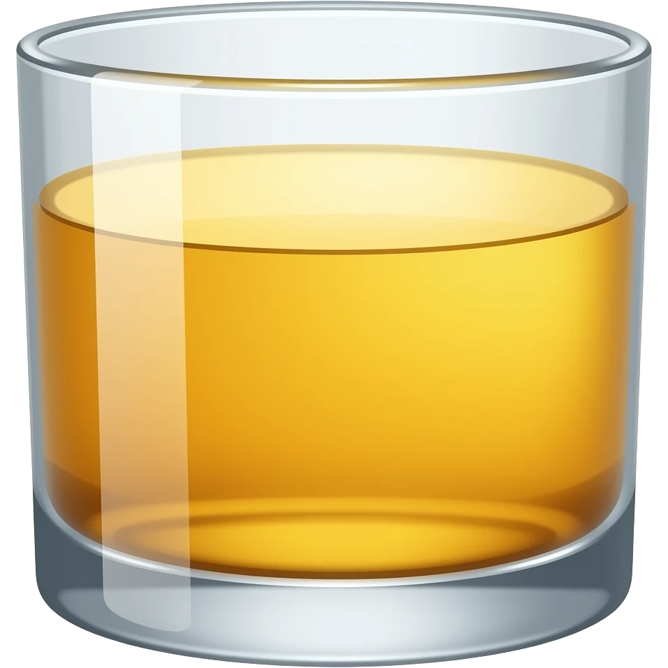 galss with drink emoji