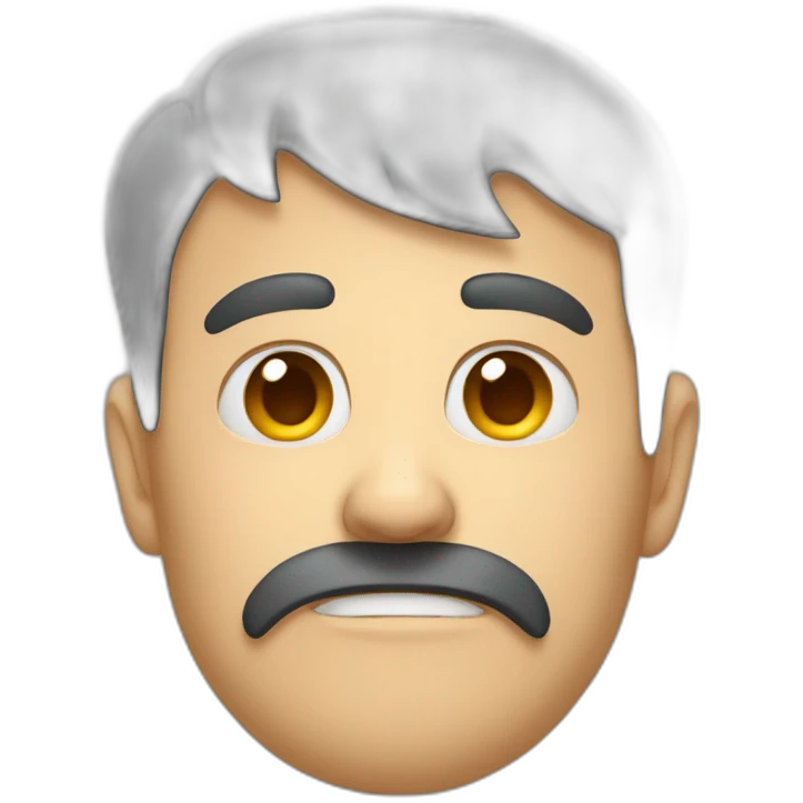 Man meawing emoji