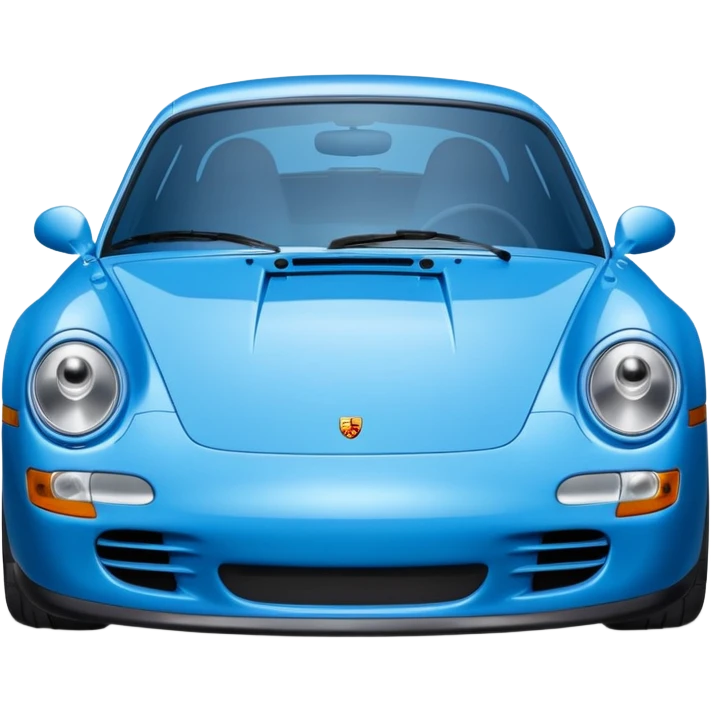 2004 blue porsche carrera with eyes on windshield cars movie emoji