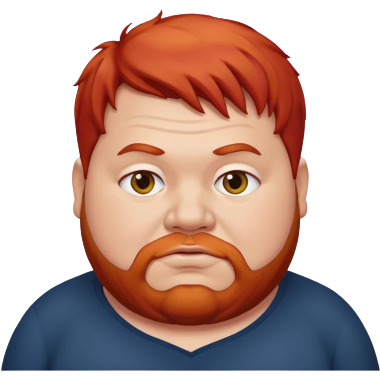 fat man with red hair emoji