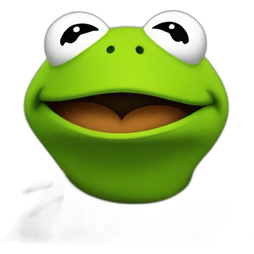 Kermit qui fume emoji