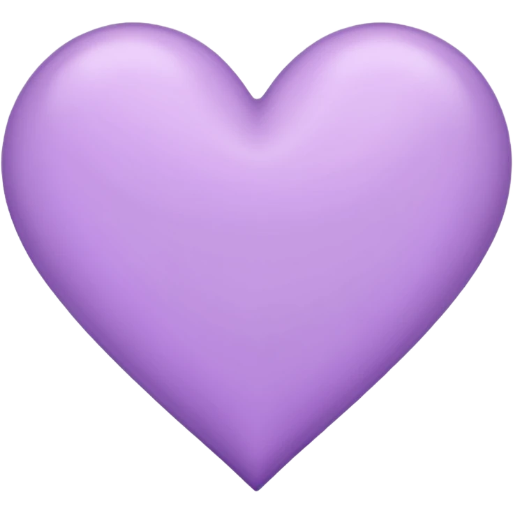 light purple heart. emoji