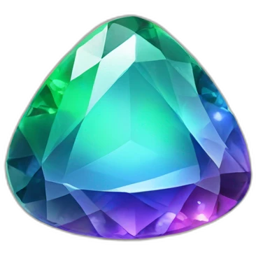rainbow gemstone emoji