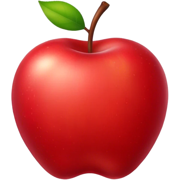 red apple emoji